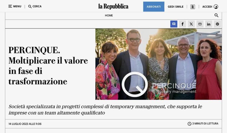 Percinque su La Repubblica